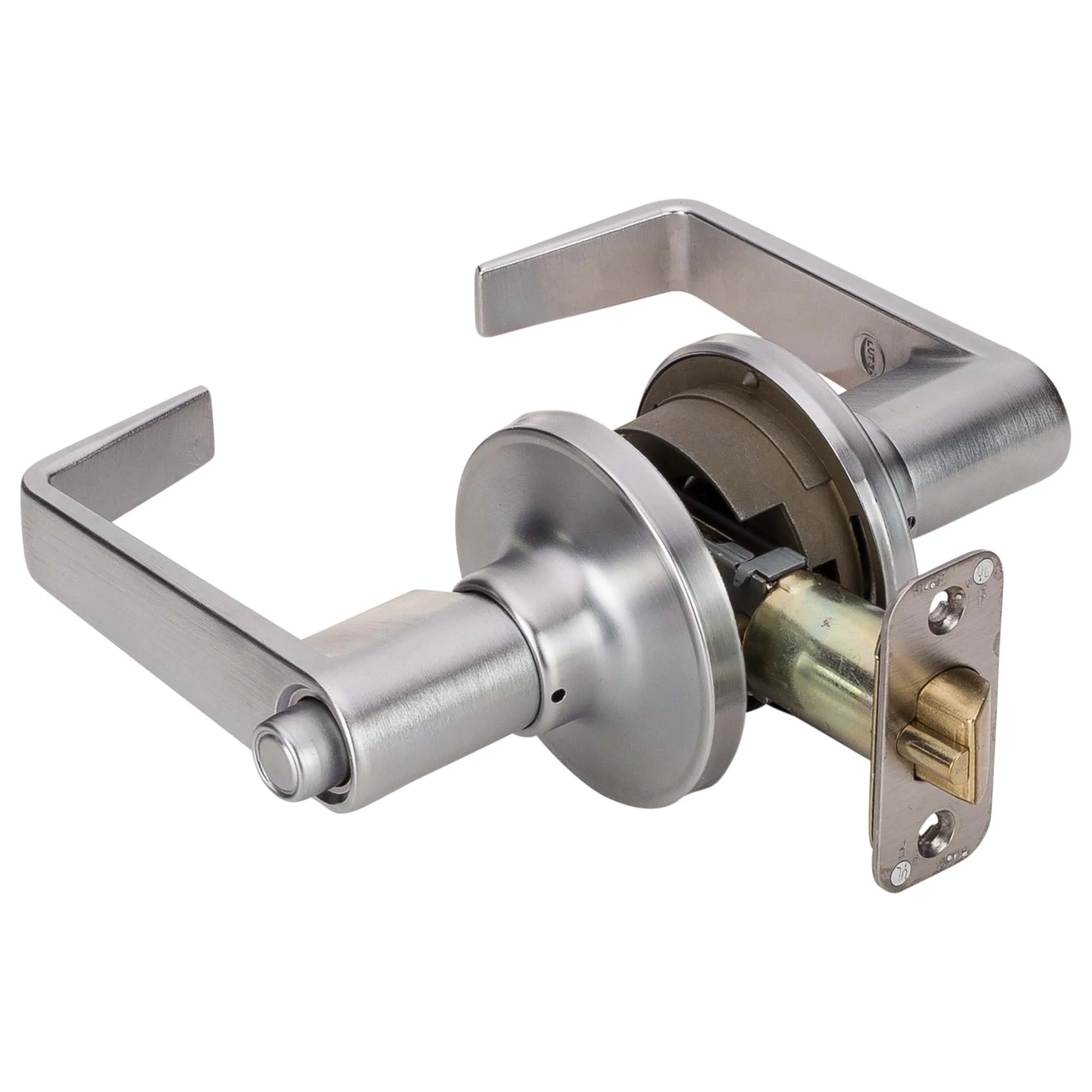 Commercial Door Lever Set Keyed / Entry Function, UL Fire Rated, ANSI 2, Atlas Collection