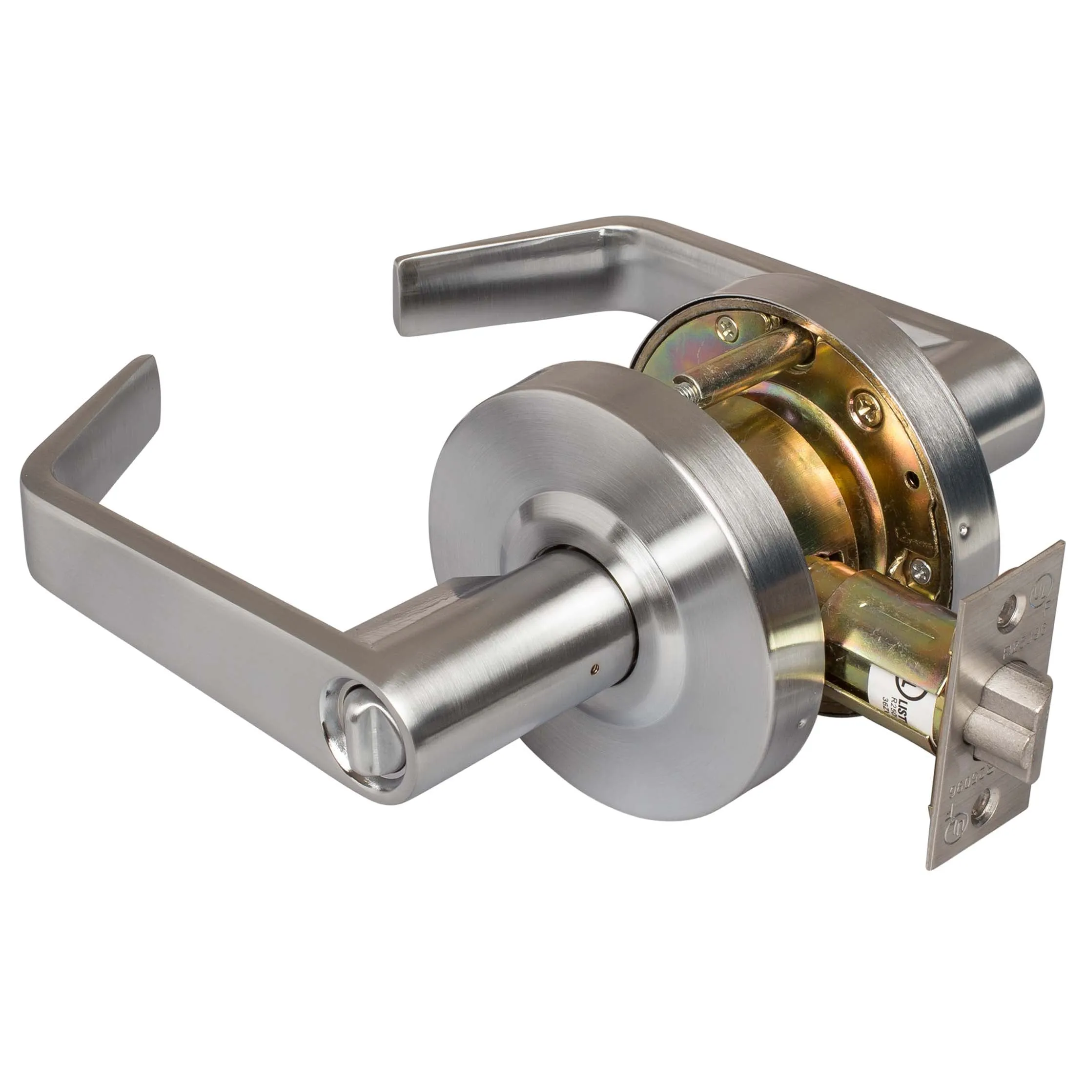 Commercial Door Lever Set Keyed / Entry Function, UL Fire Rated, ANSI 2, Vigilant Collection