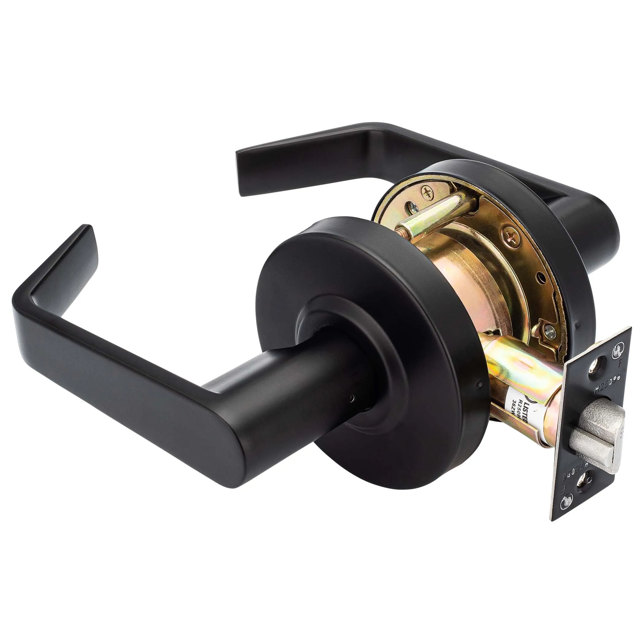 Commercial Door Lever Set Storeroom / Keyed Function, UL Fire Rated, ANSI 2, Vigilant Collection