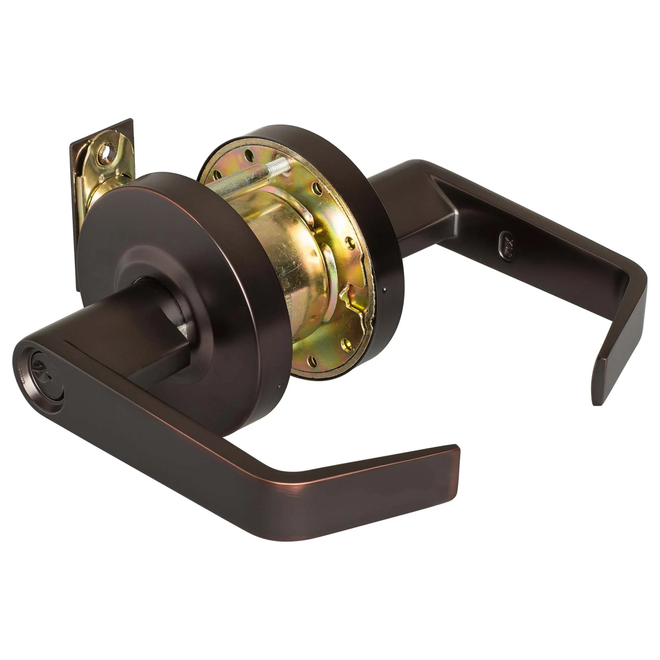 Commercial Door Lever Set Storeroom / Keyed Function, UL Fire Rated, ANSI 2, Vigilant Collection