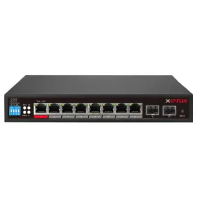 CP Plus 8 2Port Gigabit PoE Switch