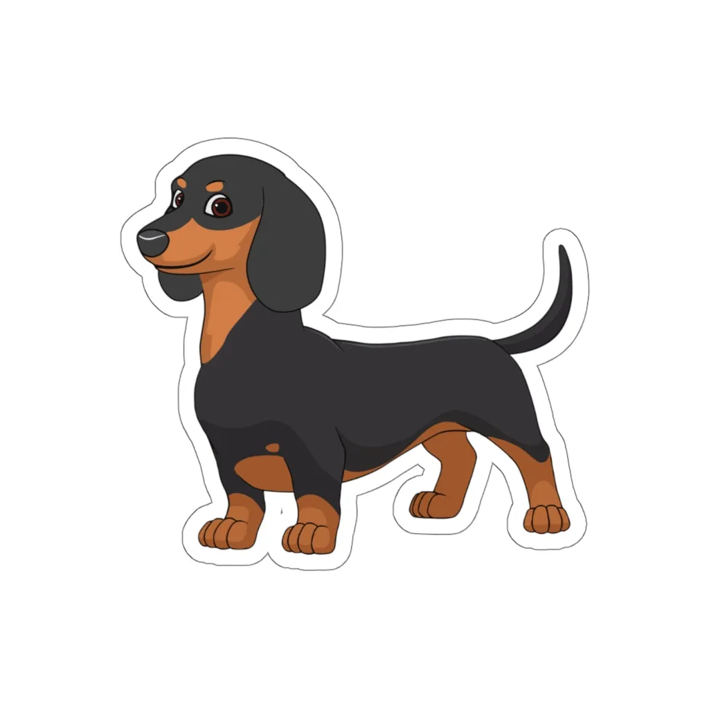 Dachshund Kiss-Cut Stickers