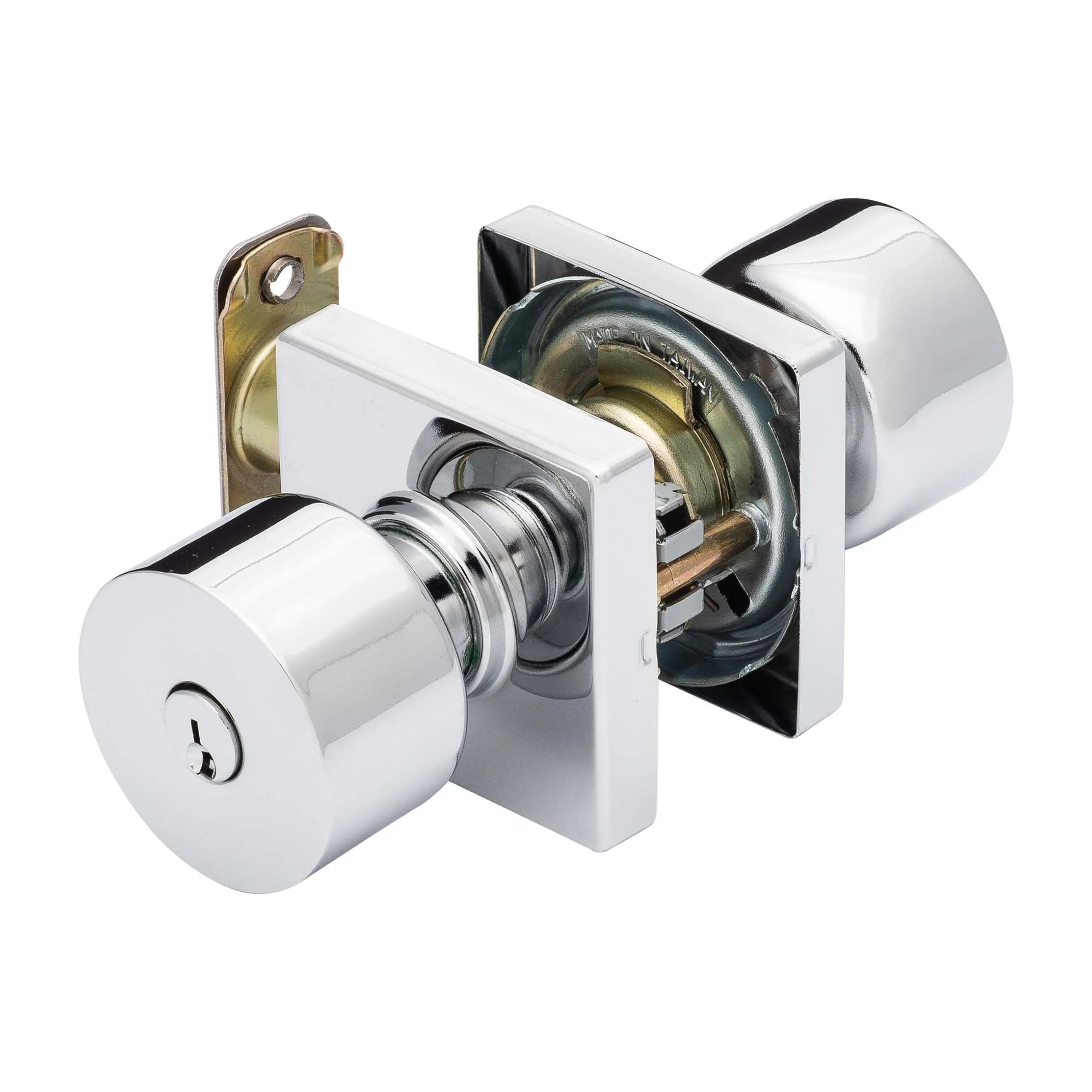 Door Knob Set Keyed / Entry Function Contemporary Style Oaklyn Collection