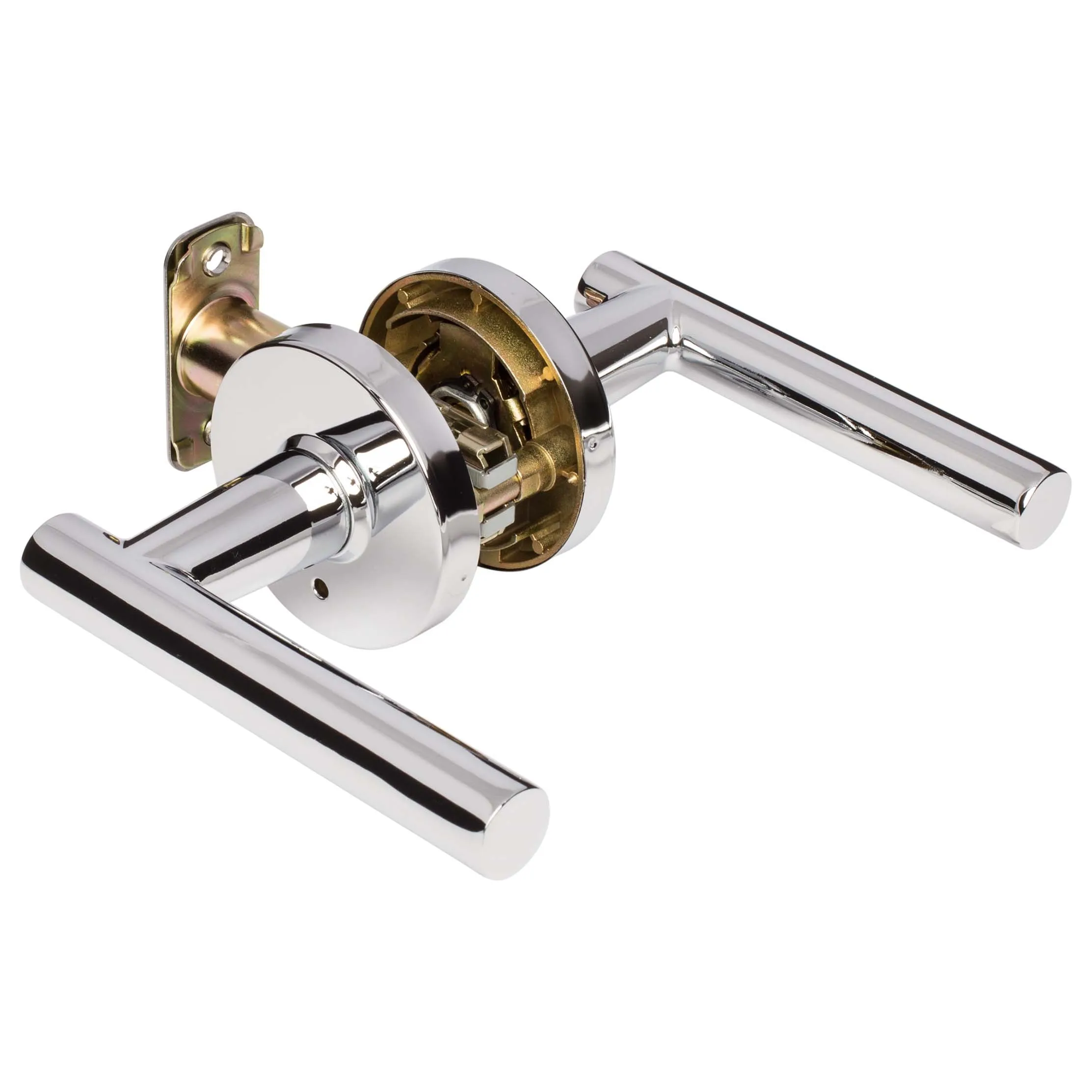 Door Lever Set Bed / Bath / Privacy Function Contemporary Style Riley Collection