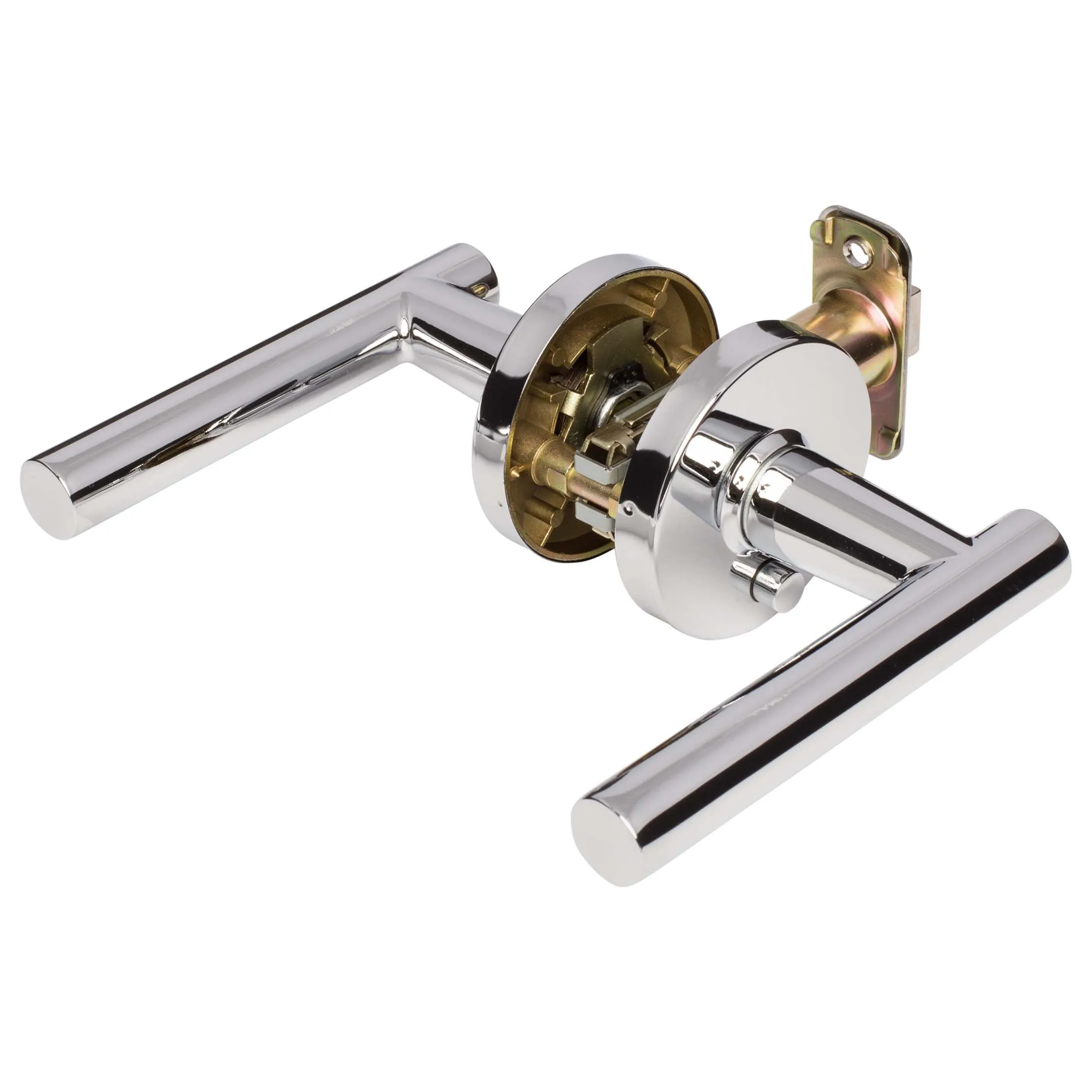 Door Lever Set Bed / Bath / Privacy Function Contemporary Style Riley Collection