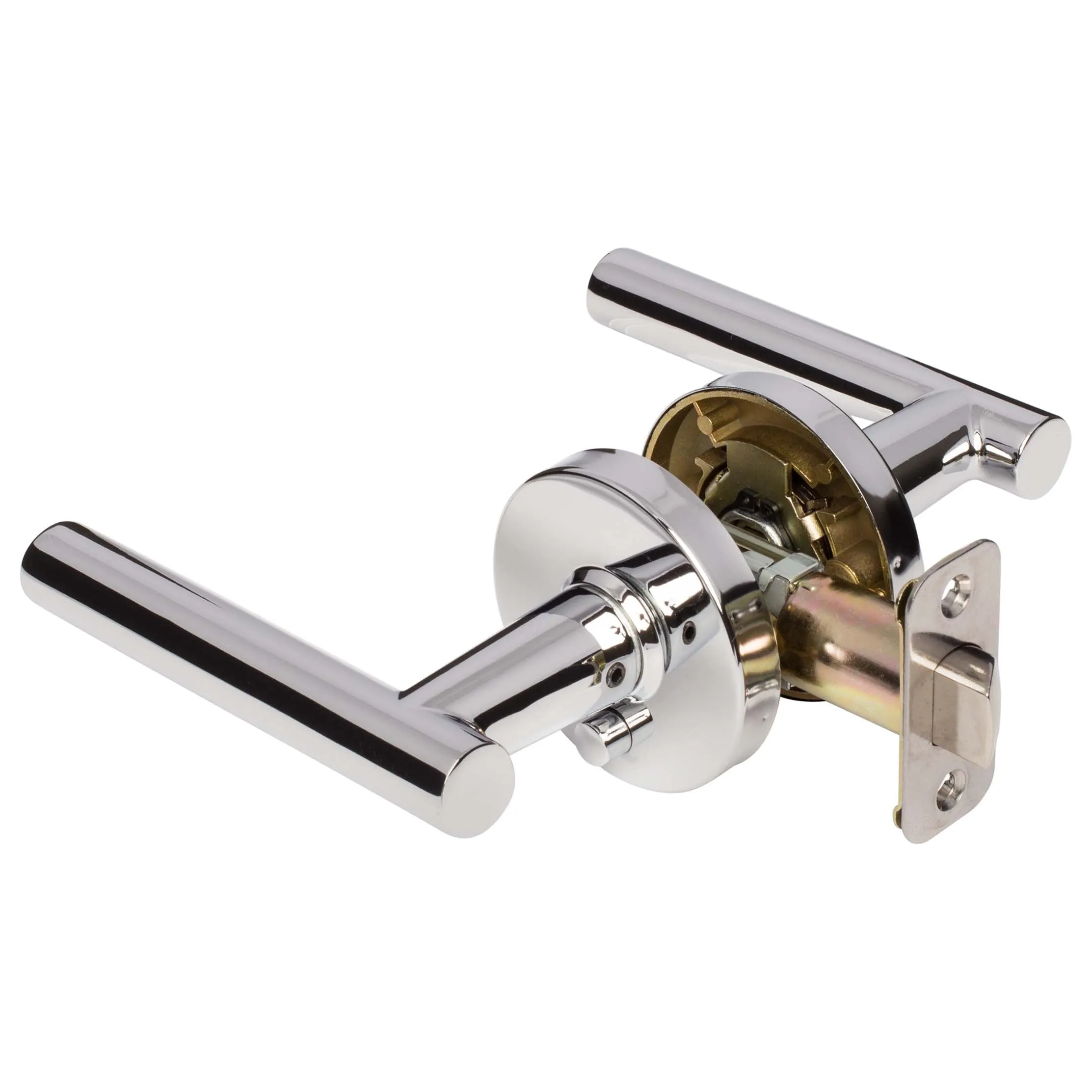 Door Lever Set Bed / Bath / Privacy Function Contemporary Style Riley Collection