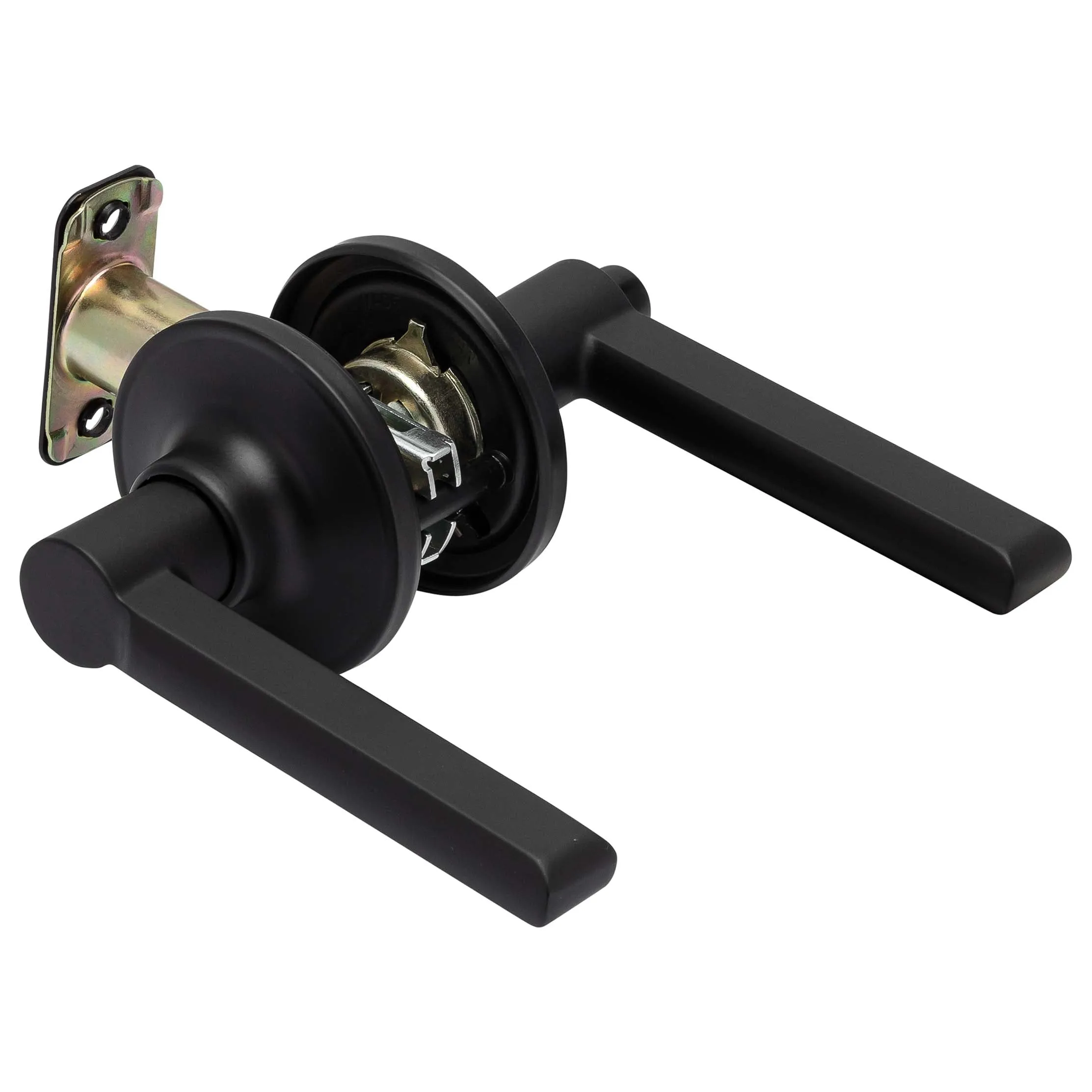 Door Lever Set Closet / Hall / Passage Function Contemporary Style Fallon Collection