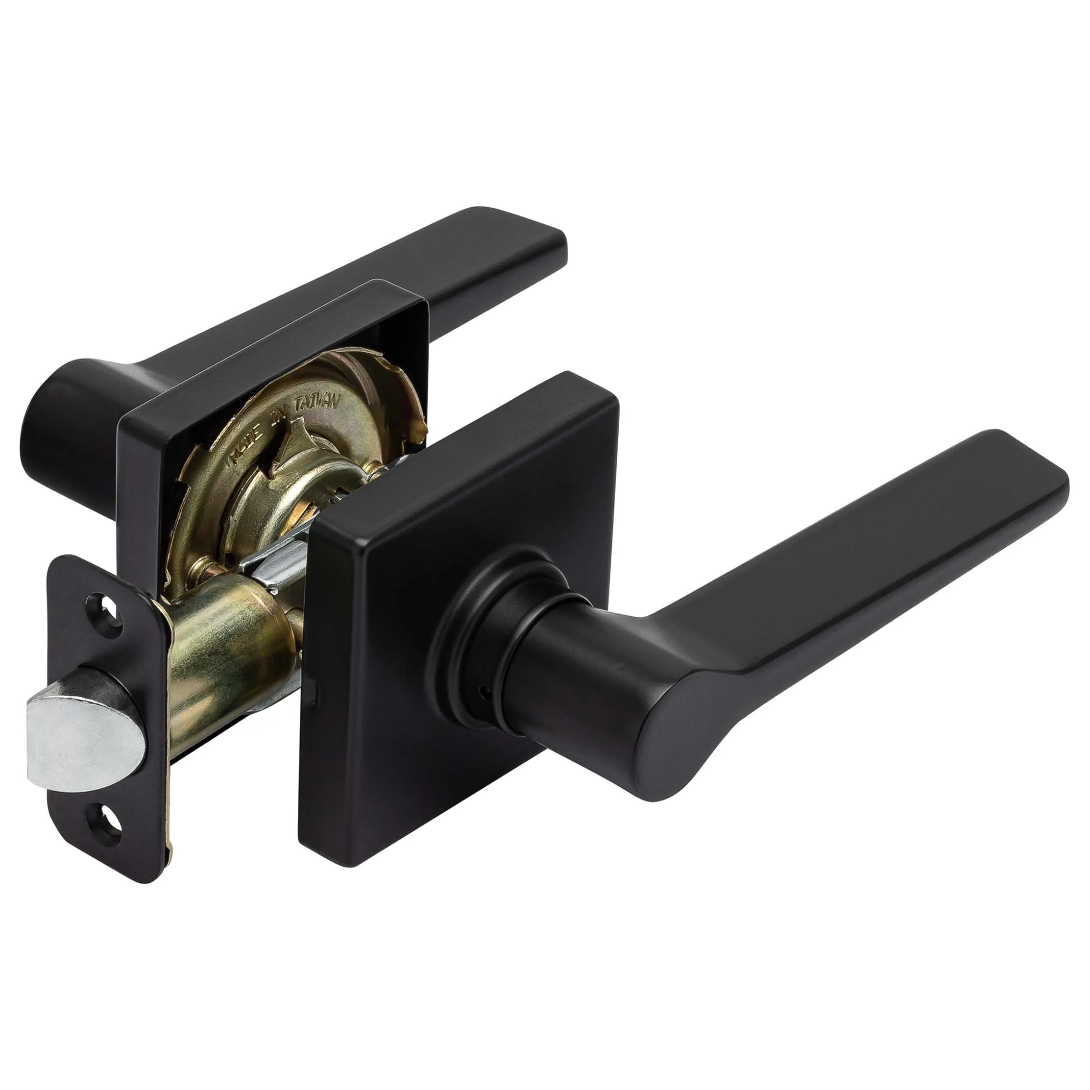 Door Lever Set Closet / Hall / Passage Function Contemporary Style Palm Collection