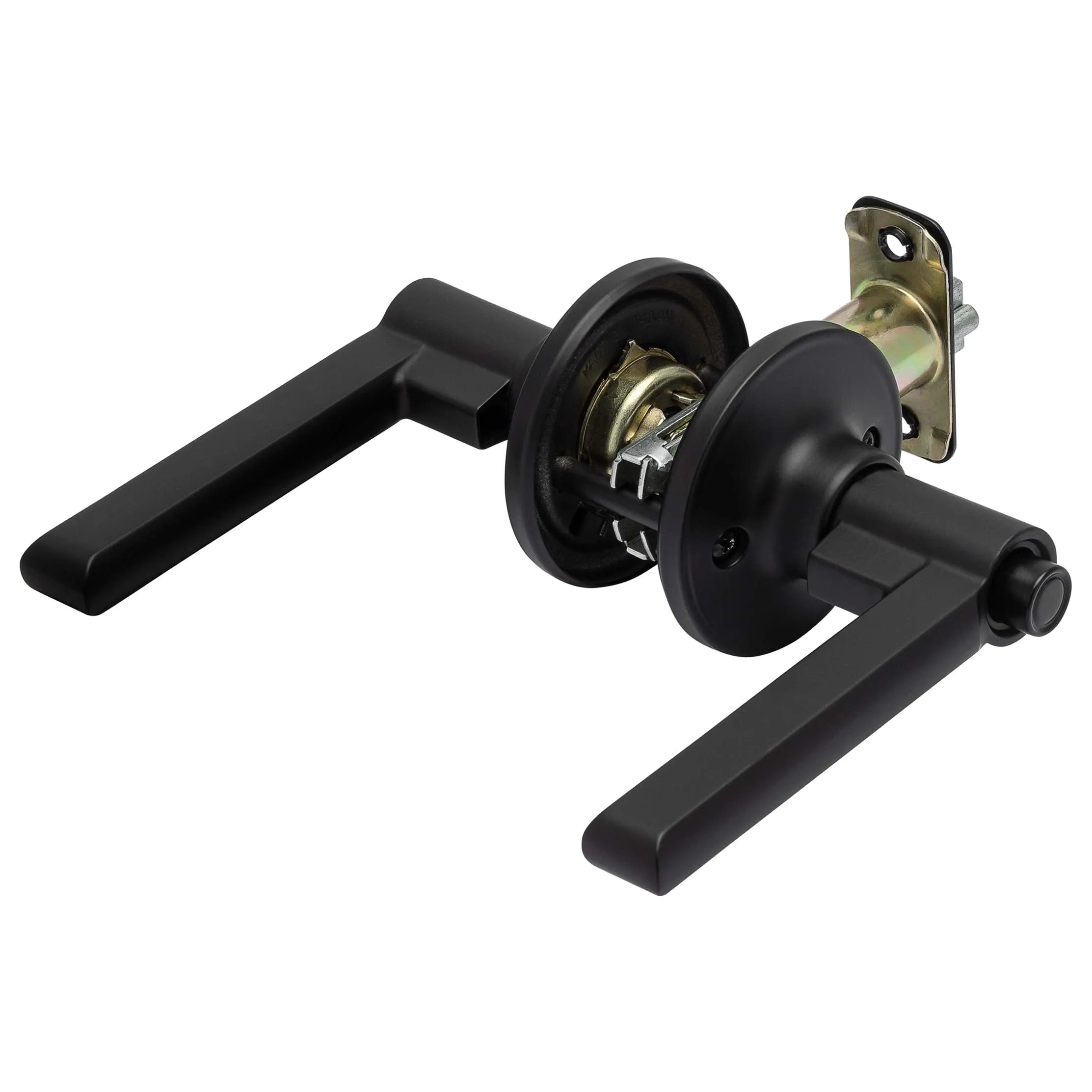 Door Lever Set Keyed / Entry Function Contemporary Style Fallon Collection