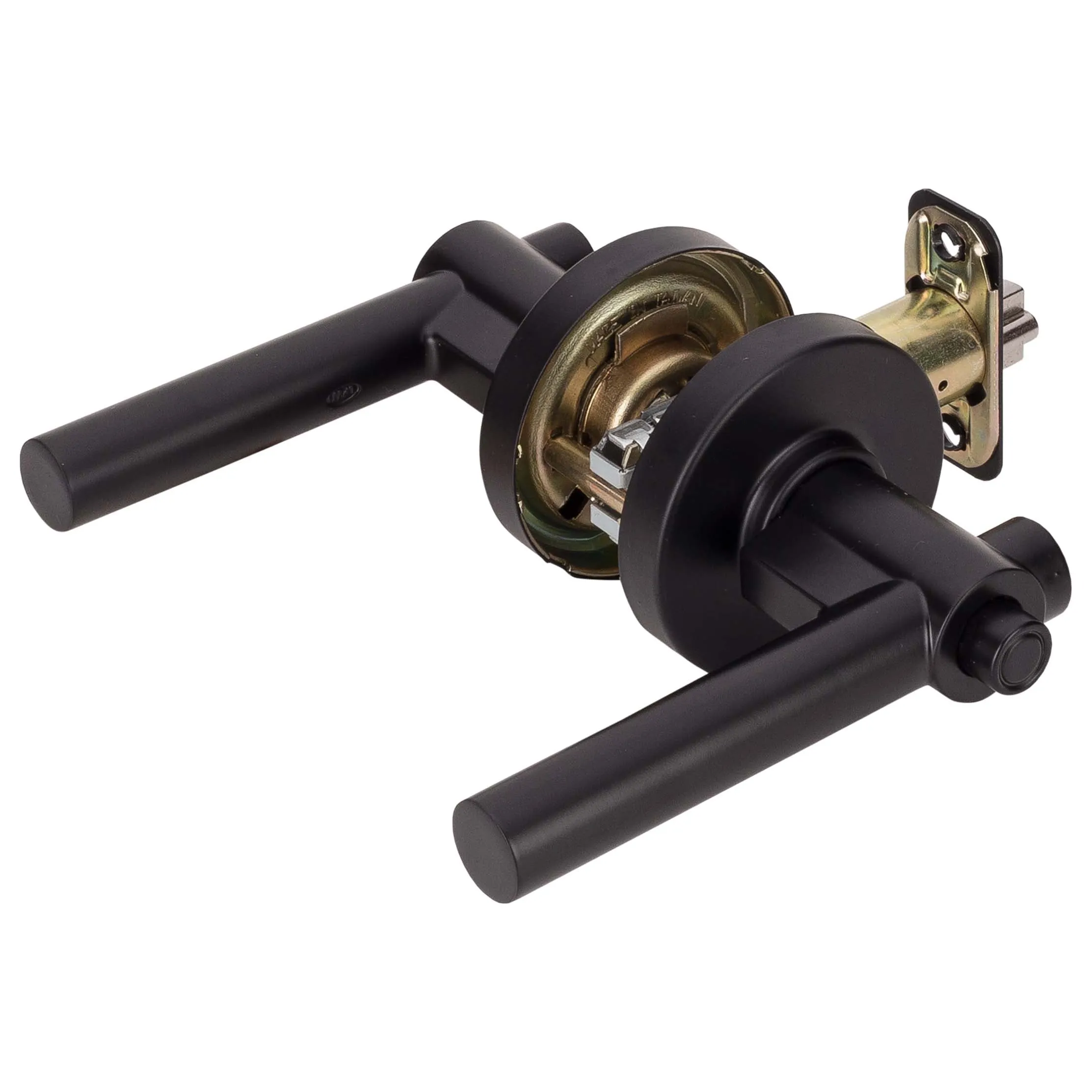 Door Lever Set Keyed / Entry Function Contemporary Style Riley Collection