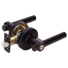 Door Lever Set Keyed / Entry Function Contemporary Style Riley Collection