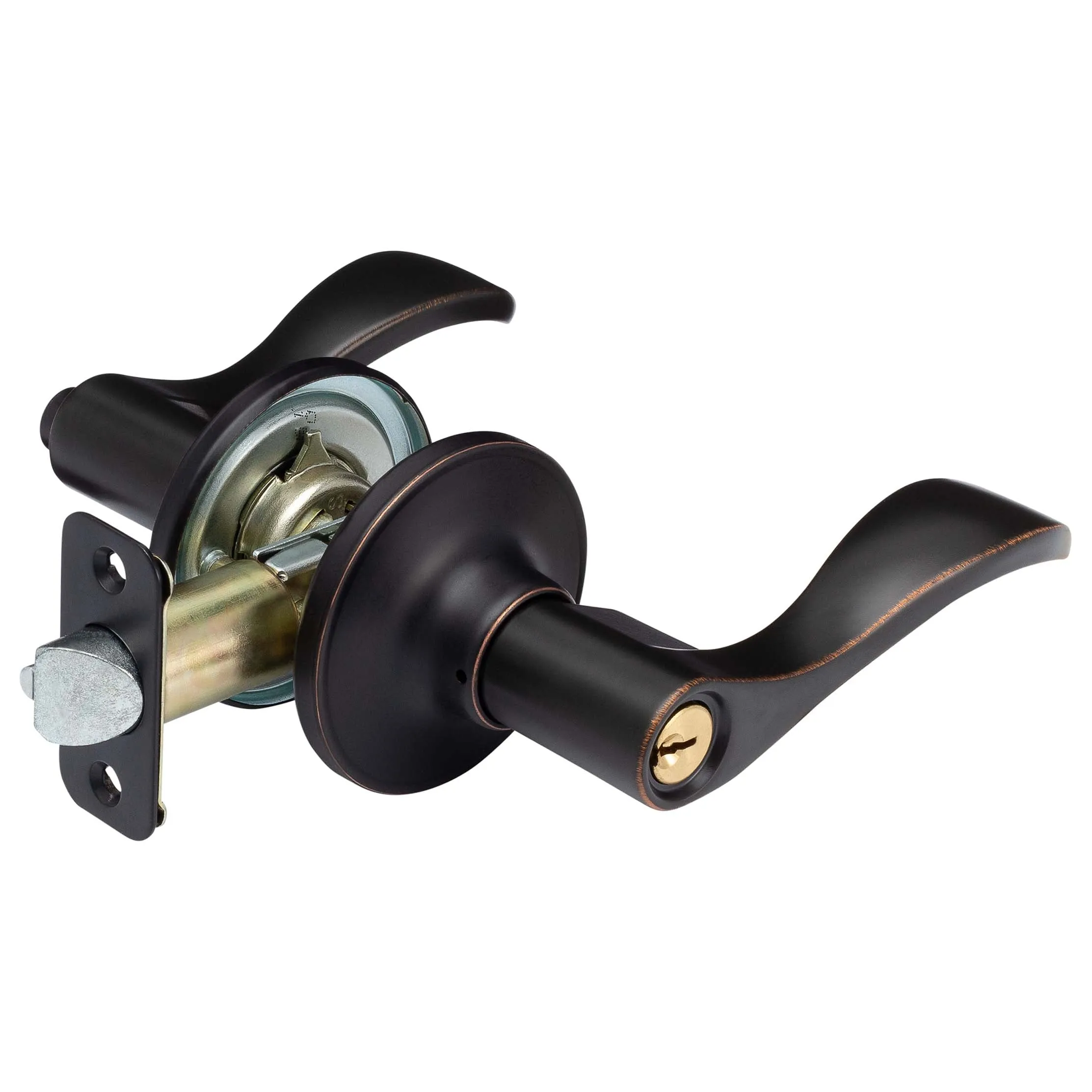 Door Lever Set Keyed / Entry Function Dakota Collection