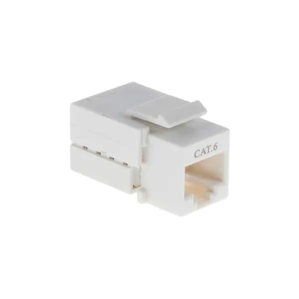 DynoTech - 550353 - Cat6 Keystone Jack - HQ - UTP - White
