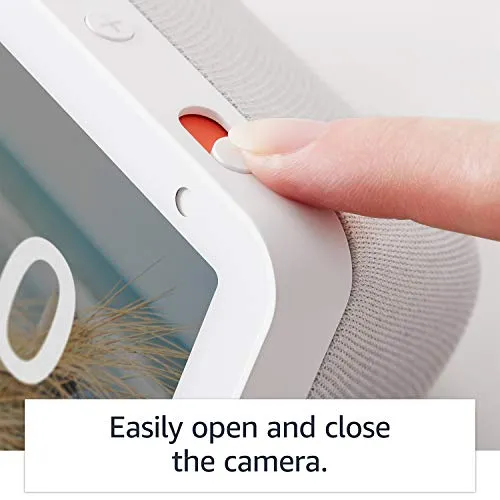 Echo Show 5, White   Blink Mini Camera, Works with Alexa