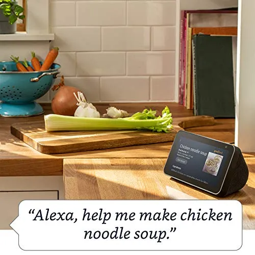 Echo Show 5, White   Blink Mini Camera, Works with Alexa