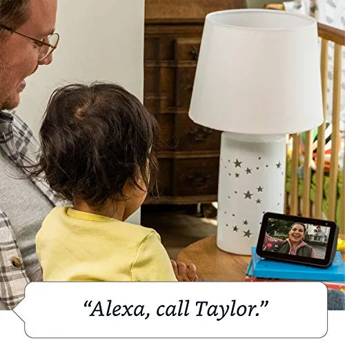 Echo Show 5, White   Blink Mini Camera, Works with Alexa