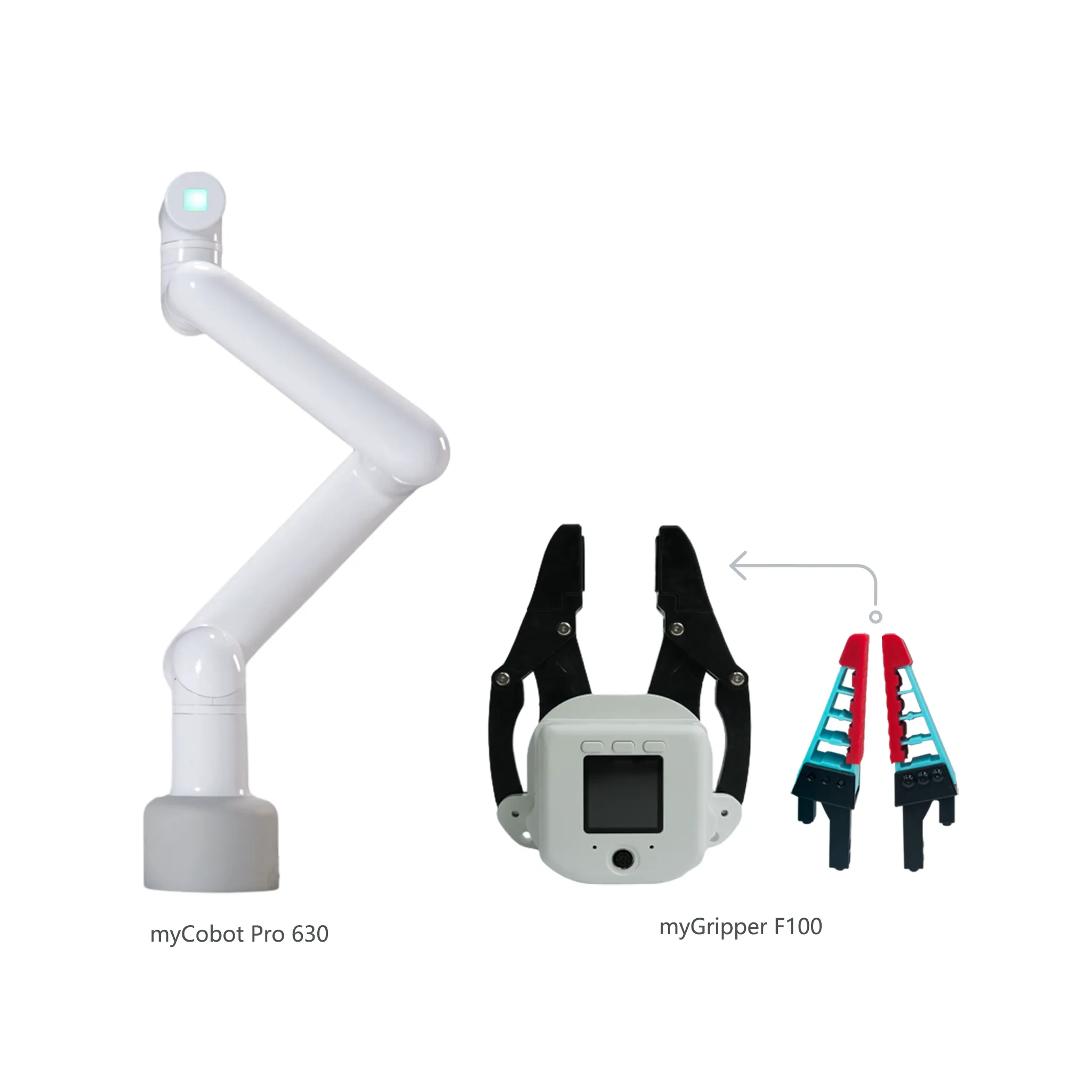 Elephant Robotics myCobot Pro 630 - 6 Dof Robotics Arm 2kg Payload Commercial Collaborative Robot (with Flat Base)
