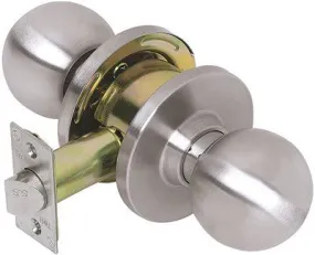 Empire Grade 2 Heavy-Duty Passage Knob Satin Stainless Steel