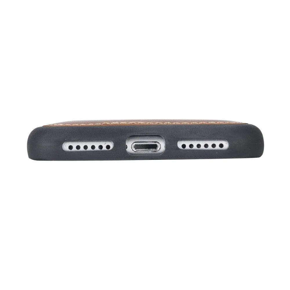 Flexible Leather Back Cover for Apple iPhone X Series