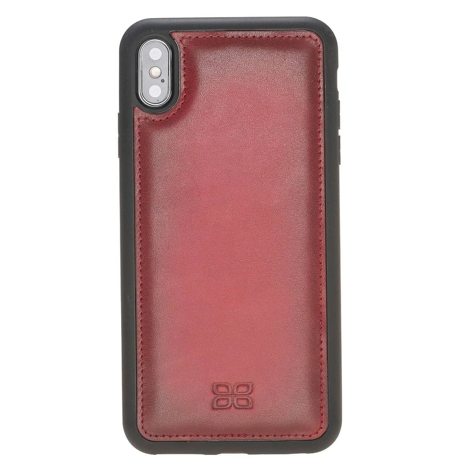 Flexible Leather Back Cover for Apple iPhone X Series