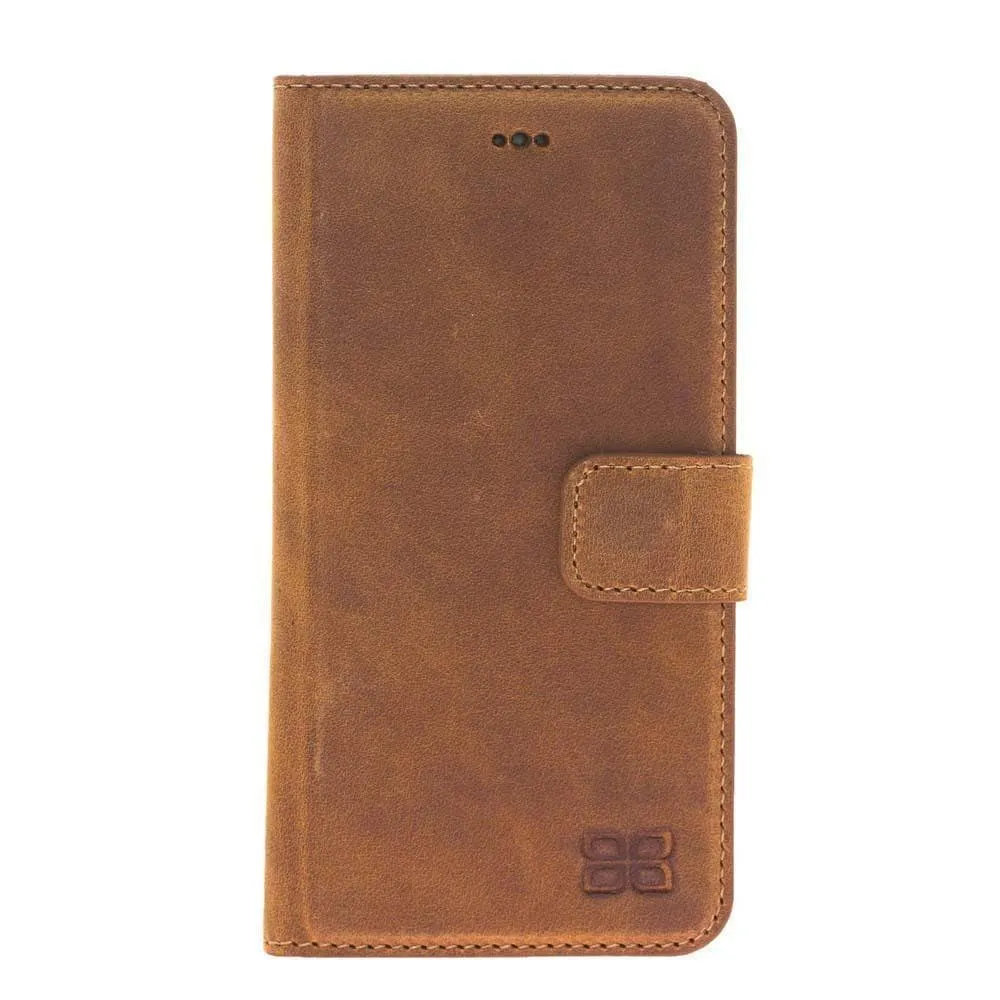 Full Leather Coating Detachable Wallet Case for Apple iPhone 7/8/SE2/SE3 Series