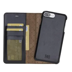 Full Leather Coating Detachable Wallet Case for Apple iPhone 7/8/SE2/SE3 Series