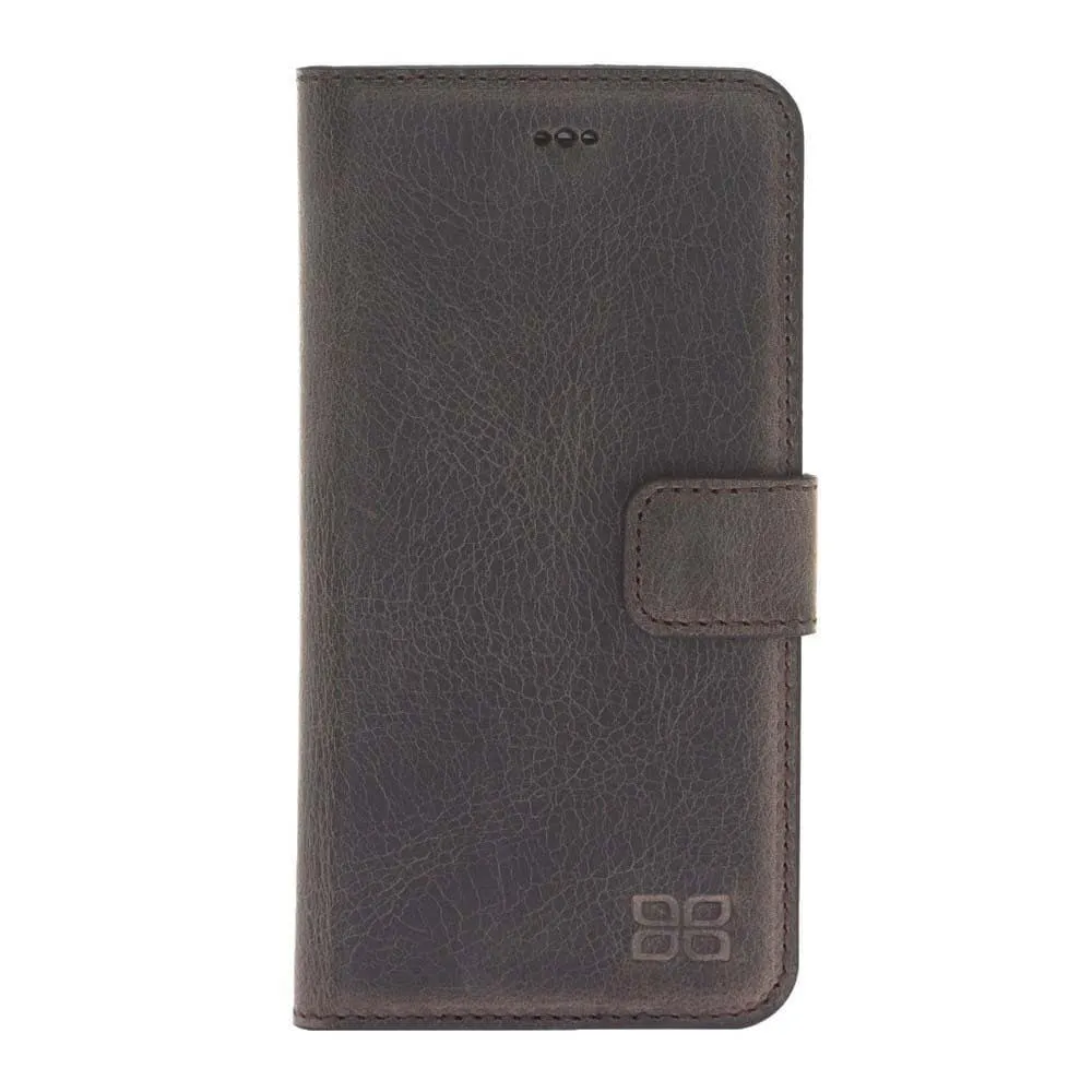 Full Leather Coating Detachable Wallet Case for Apple iPhone 7/8/SE2/SE3 Series
