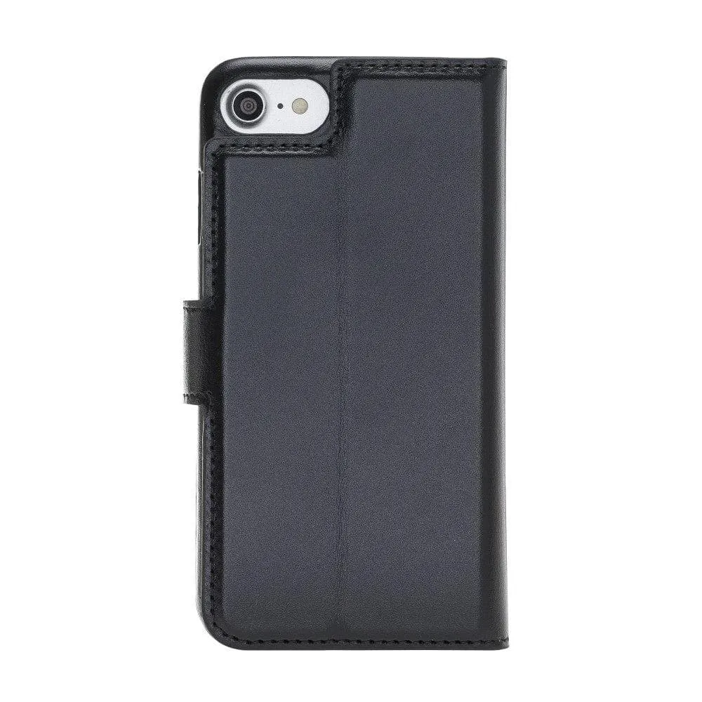 Full Leather Coating Detachable Wallet Case for Apple iPhone 7/8/SE2/SE3 Series