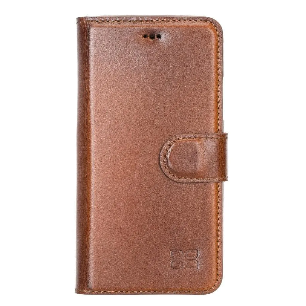 Full Leather Coating Detachable Wallet Case for Apple iPhone 7/8/SE2/SE3 Series