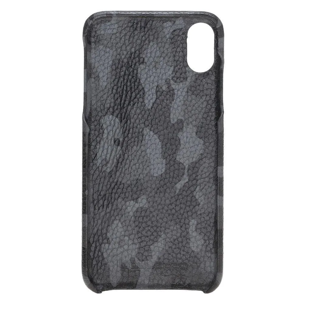 Full Leather Coating Detachable Wallet Case for Apple iPhone X Series