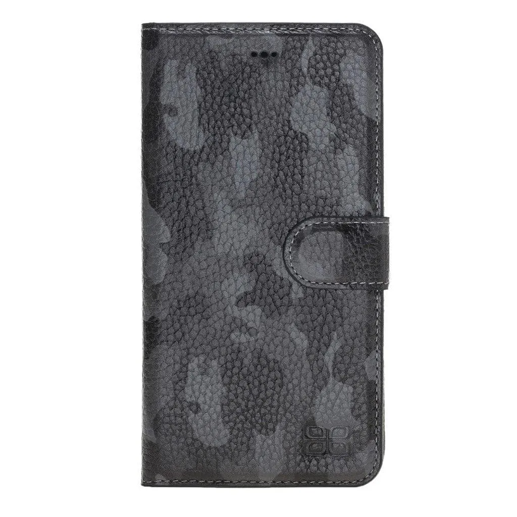 Full Leather Coating Detachable Wallet Case for Apple iPhone X Series