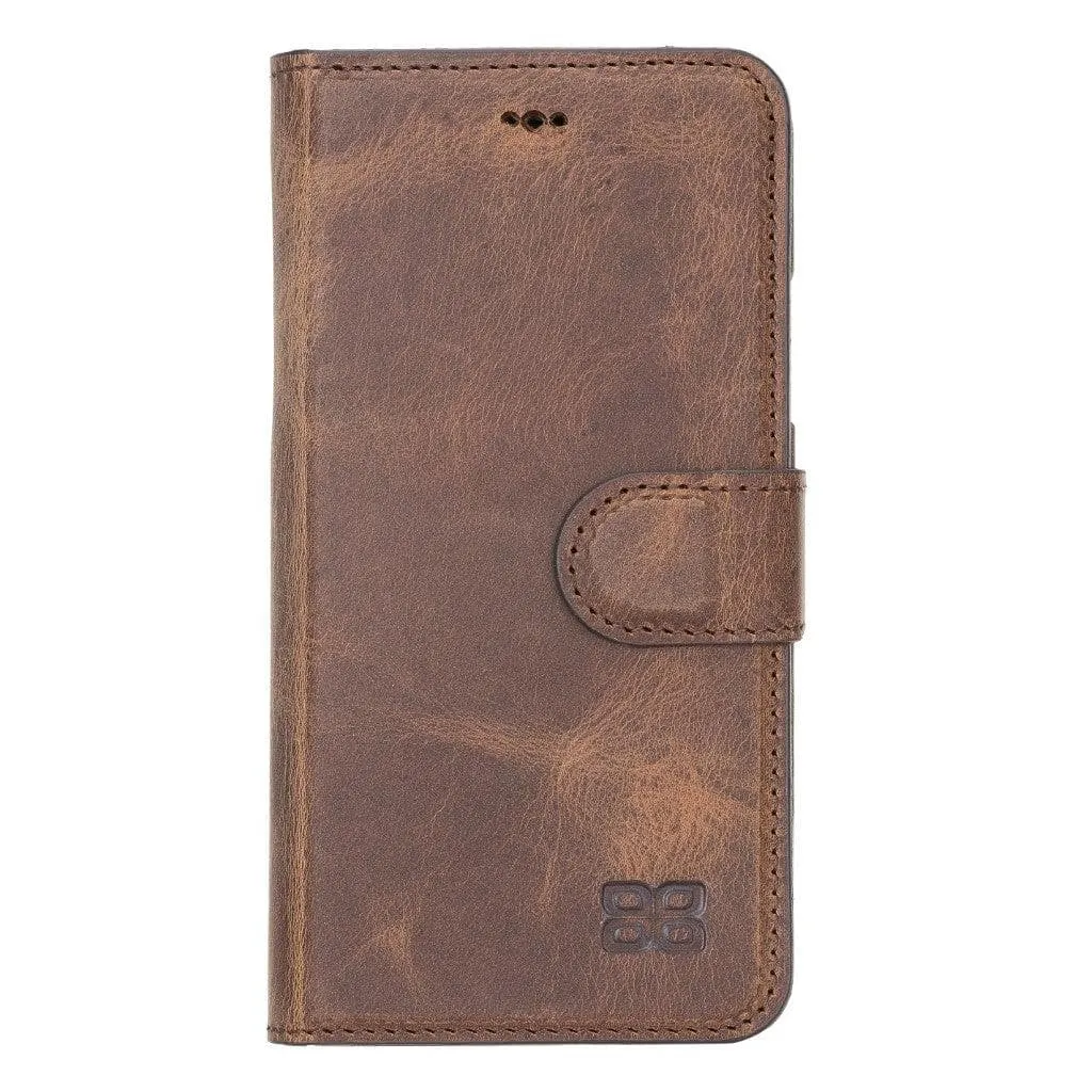 Full Leather Coating Detachable Wallet Case for Apple iPhone X Series