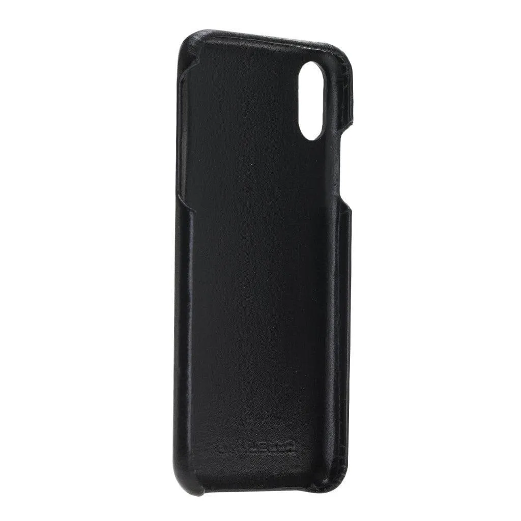 Full Leather Coating Detachable Wallet Case for Apple iPhone X Series
