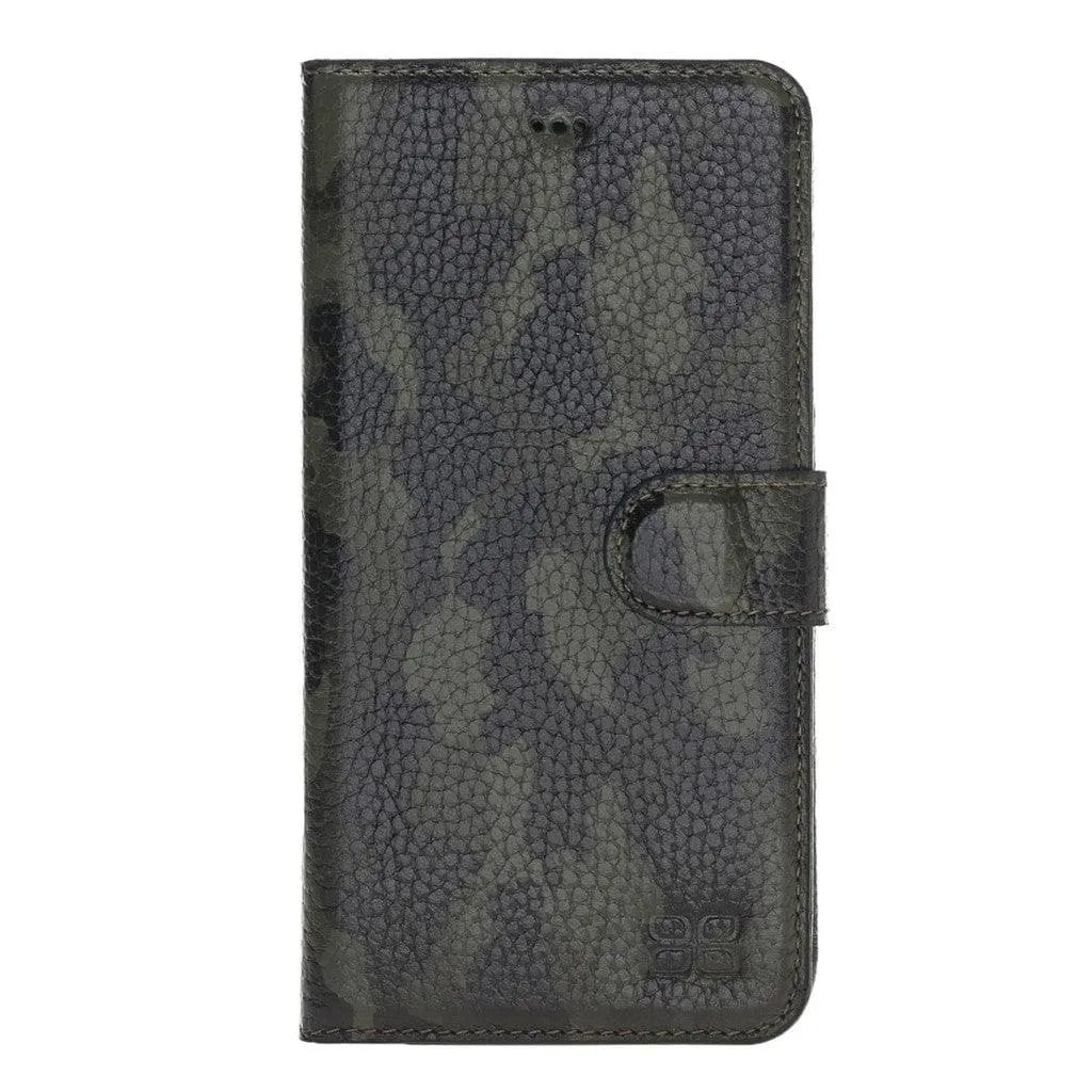 Full Leather Coating Detachable Wallet Case for Apple iPhone X Series
