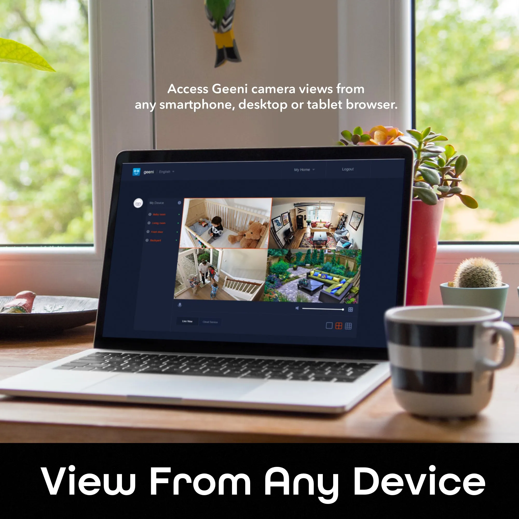 Geeni Insight Mini 2K Indoor Camera (2-Pack)