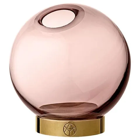 GLOBE vase w. stand