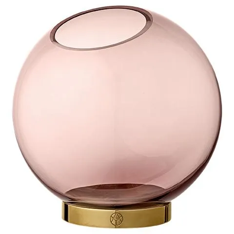 GLOBE vase w. stand