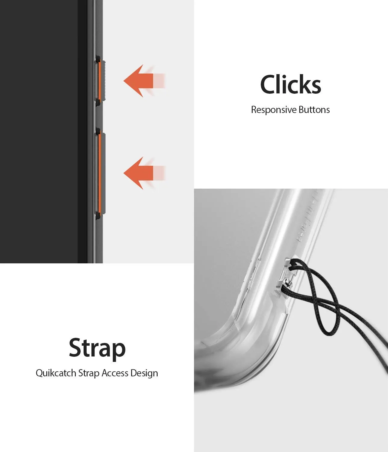 Clear Fusion Back Cover Case for Google Pixel 3a XL