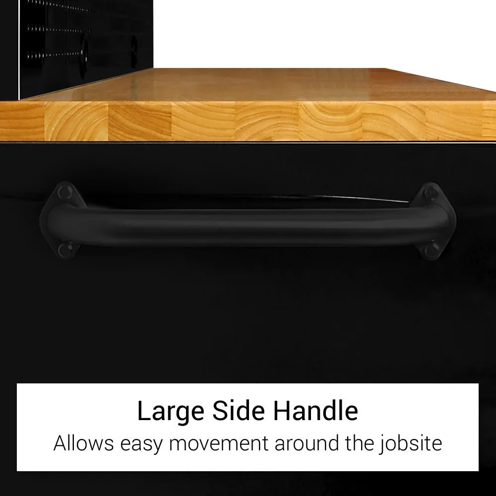 GT 1.8M Black Steel 15 Drawer Workbench Combo