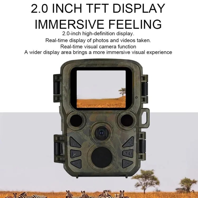 H5812 4K HD Outdoor Night Vision Monitor Animal Infrared Induction Hunting Camera(Camouflage)