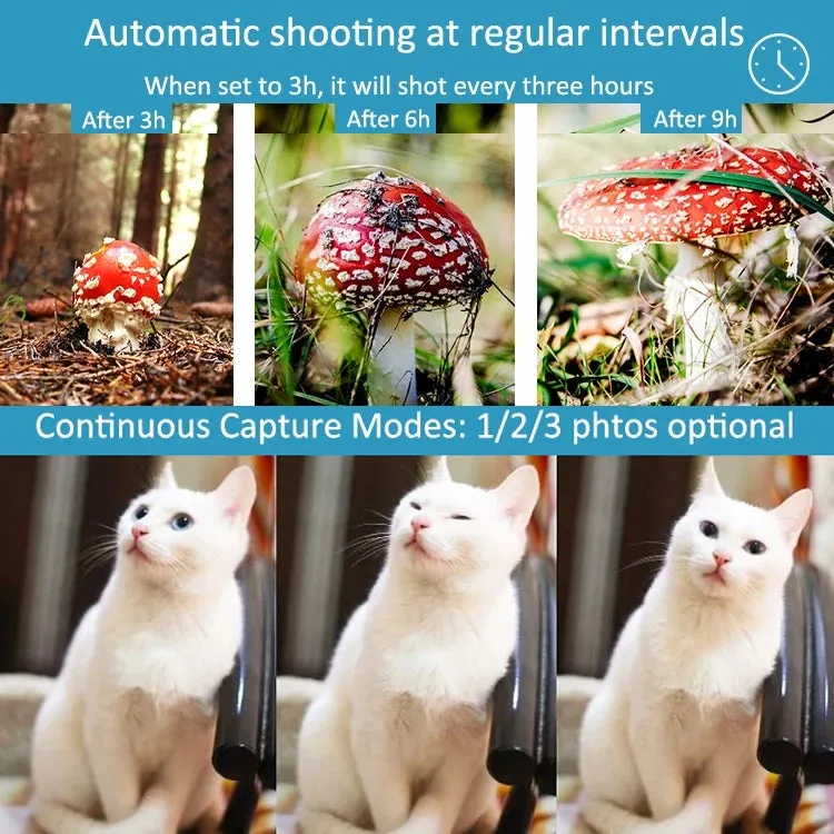 H982 4K Infrared Waterproof Induction Night Vision Monitor Animal HD Outdoor Cameras(Camouflage)