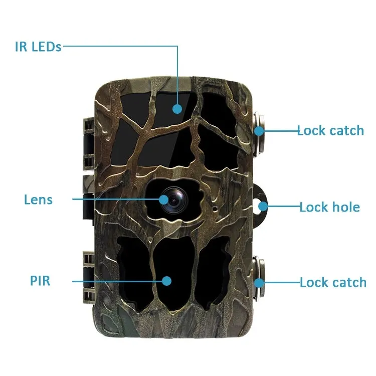 H982 4K Infrared Waterproof Induction Night Vision Monitor Animal HD Outdoor Cameras(Camouflage)