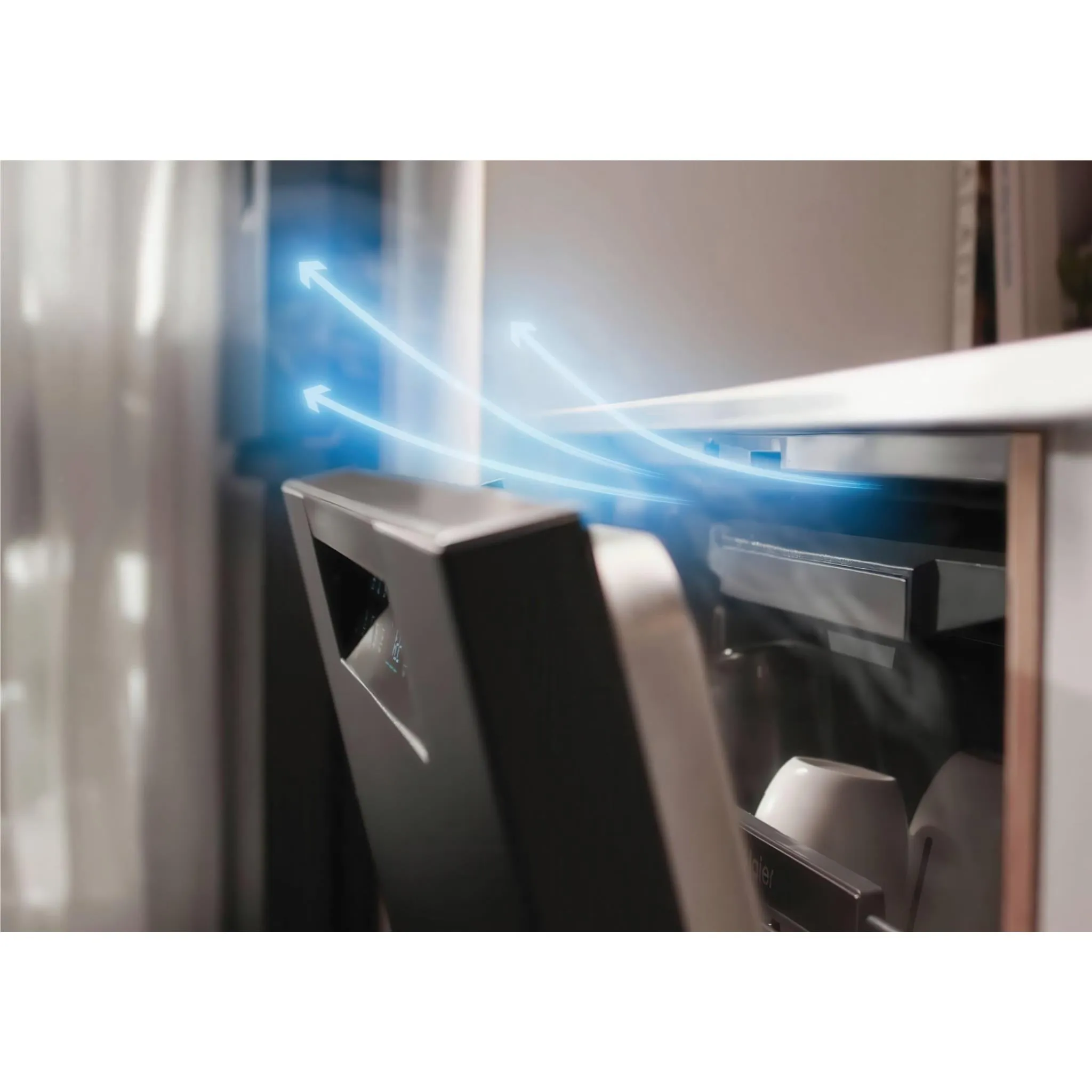 Haier HDW15U3S1 15-Place Setting Built Under Dishwasher (Stainless Steel)