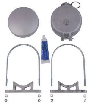 Hastings 4" Hot Stick Canister Kit with Aluminum Lid - 01-3200