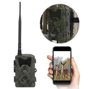 HC-801LTE-Li 4G Outdoor Tracking Hunting Camera 5000mAh Lithium Battery Version, With EU Plug Adapter