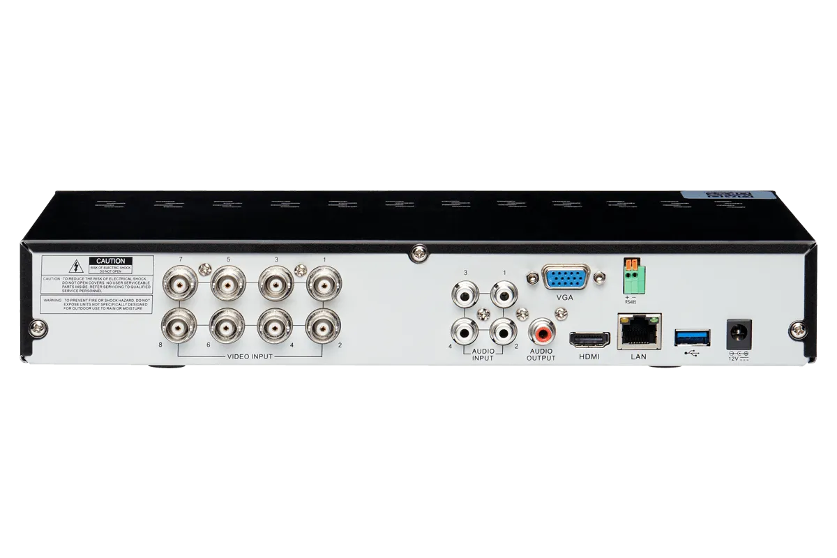 HD 1080P Camera System with 8 Cameras and 1TB Hard Drive