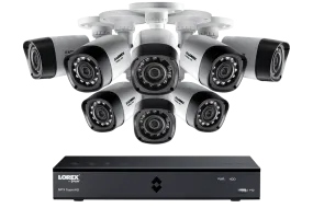 HD 1080P Camera System with 8 Cameras and 1TB Hard Drive