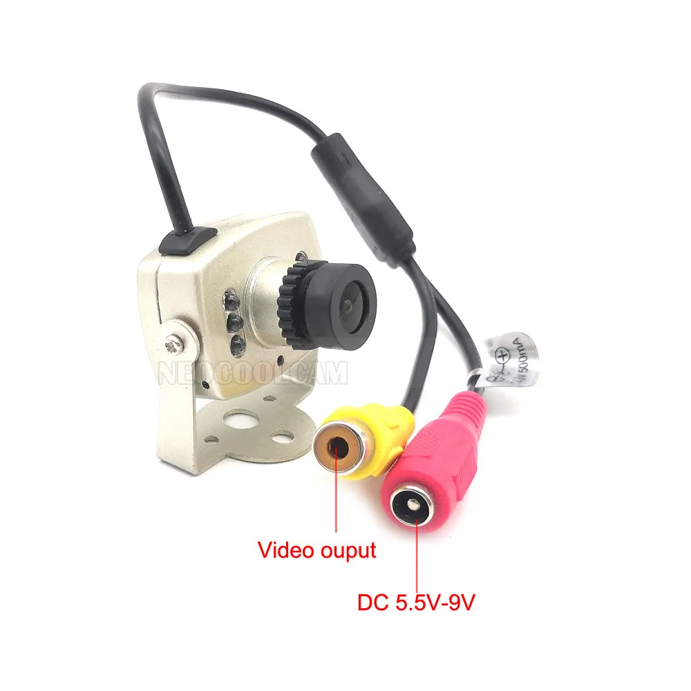 Hd 700TVL Cmos Kleur Kleine Mini Metalen Analoge Camera 850nm Infrarood 5M Nachtzicht Av Video Surveillance Security Camera