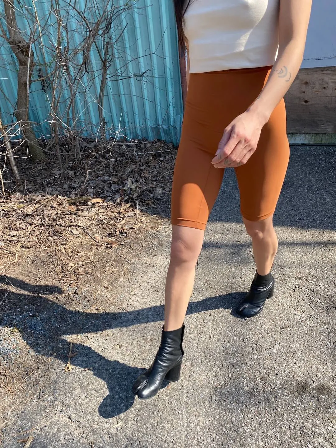 High Top Bike Short in Persimmon - 11"