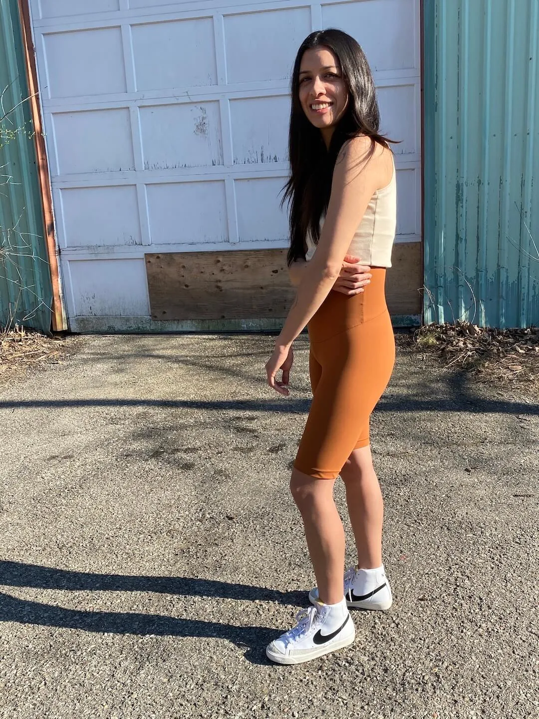 High Top Bike Short in Persimmon - 11"